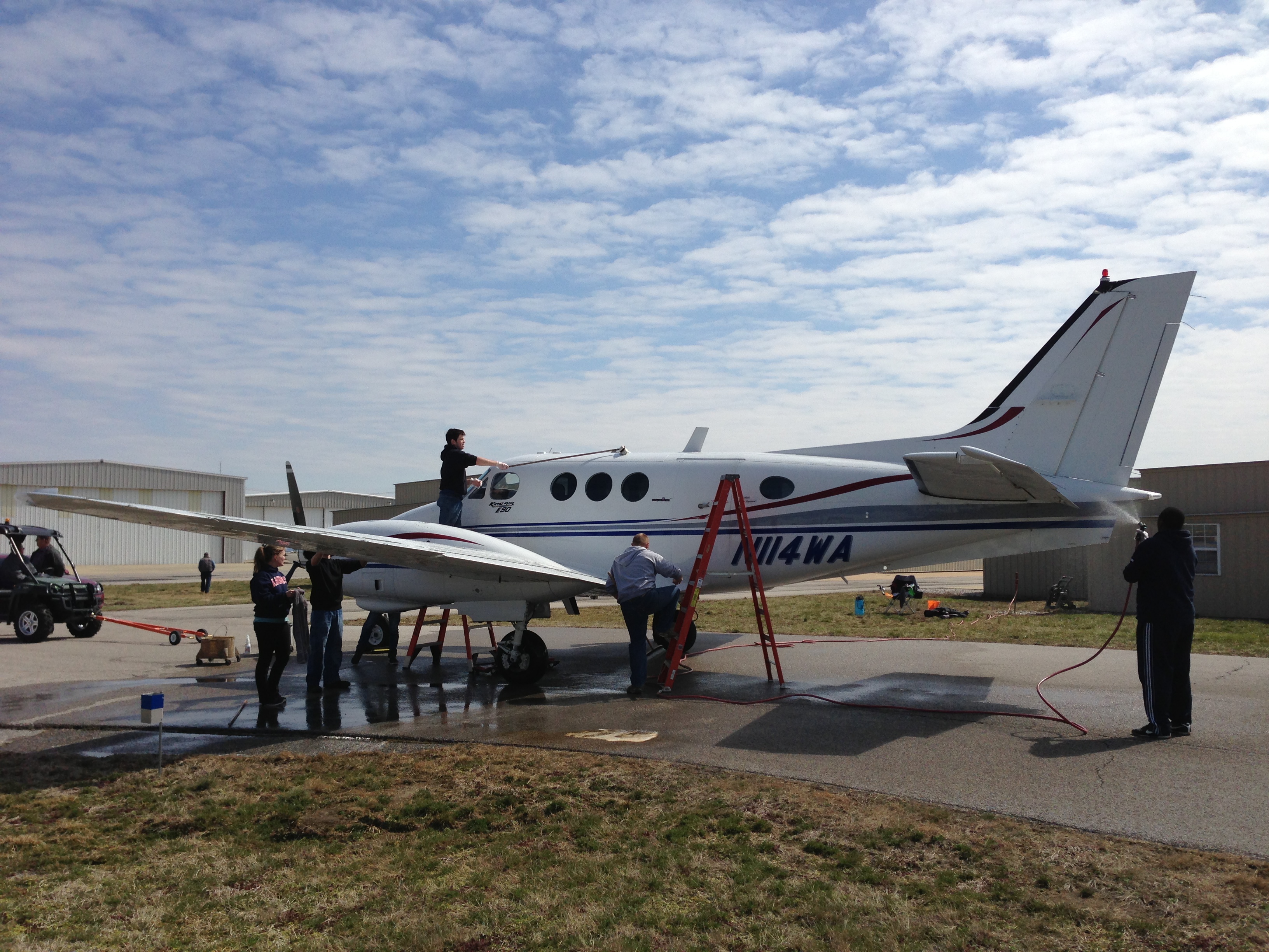 SLU Parks College Aviation Fraternity Fundraises With A Plane Wash - 0 Site ...