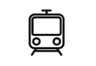 light rail train icon