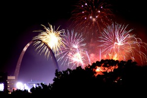 st-louis-fireworks2 Via Flickr: Creativity+