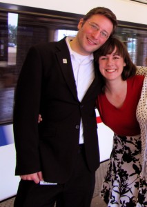 Mark and Courtney with MetroLink
