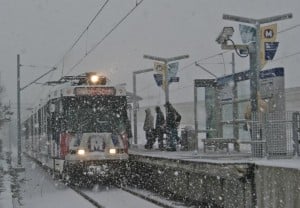 MetroLink In Snow (1)