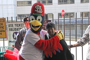 Fredbird and Elloise Reese