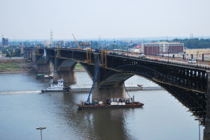 Eads Bridge and John Nations MoDOT Video Shoot 053