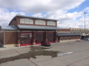The16,000-square-foot airport fire station and emergency coordination center at the Downtown St. Louis Airport.