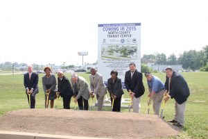 Officials from Metro, St. Louis County, City of Ferguson and other transit partners celebrated with a groundbreaking ceremony.