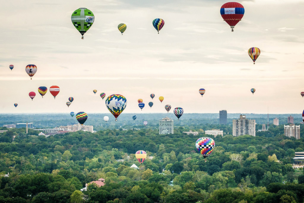 How to Take Transit to the Forest Park Balloon Glow, Balloon Race
