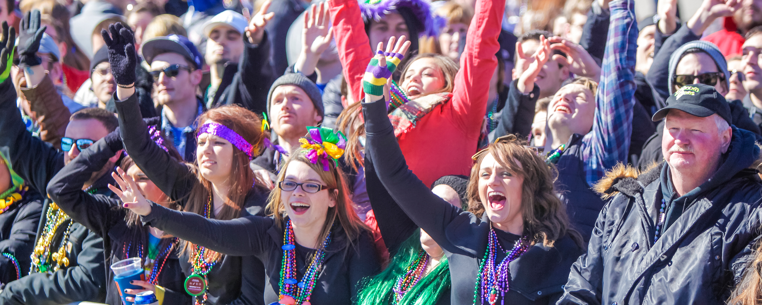 Mardi Gras Crowd