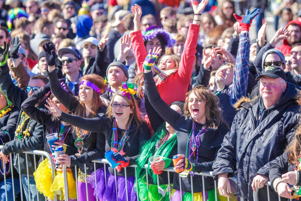 Mardi Gras Crowd