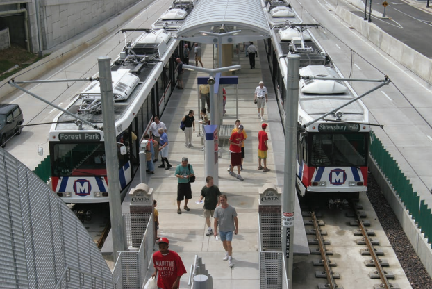 Clayton MetroLink Station