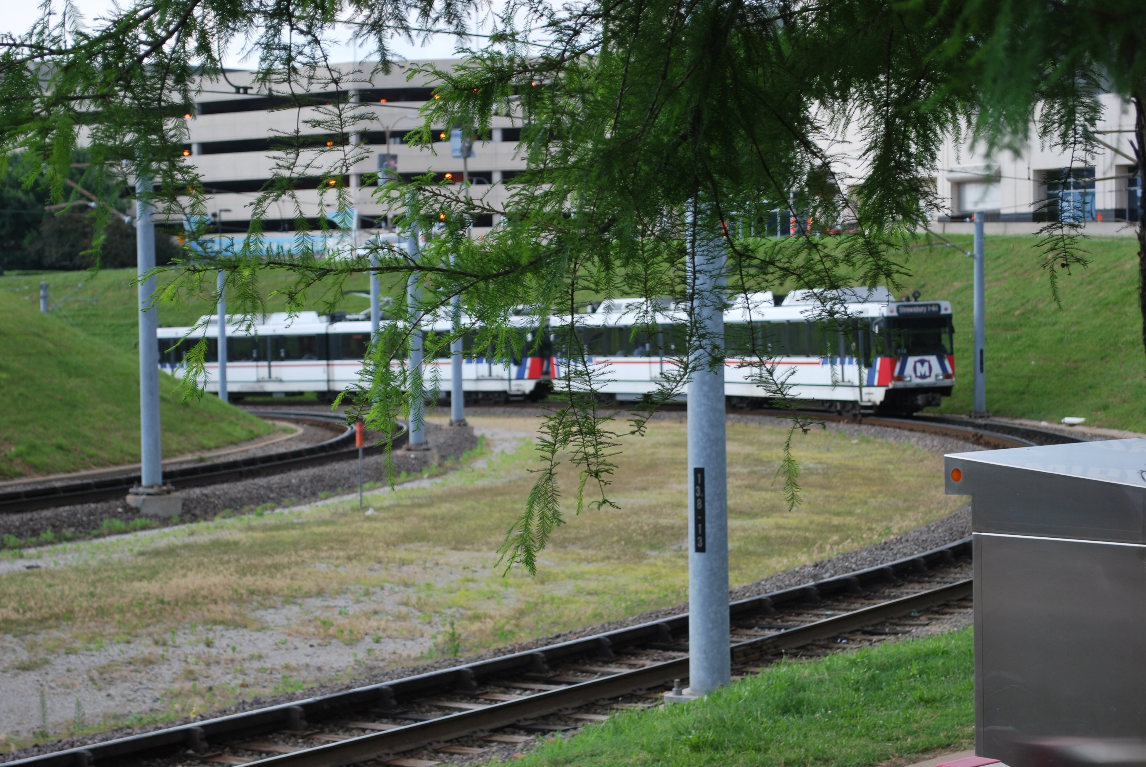 MetroLink train en route to Civic Center