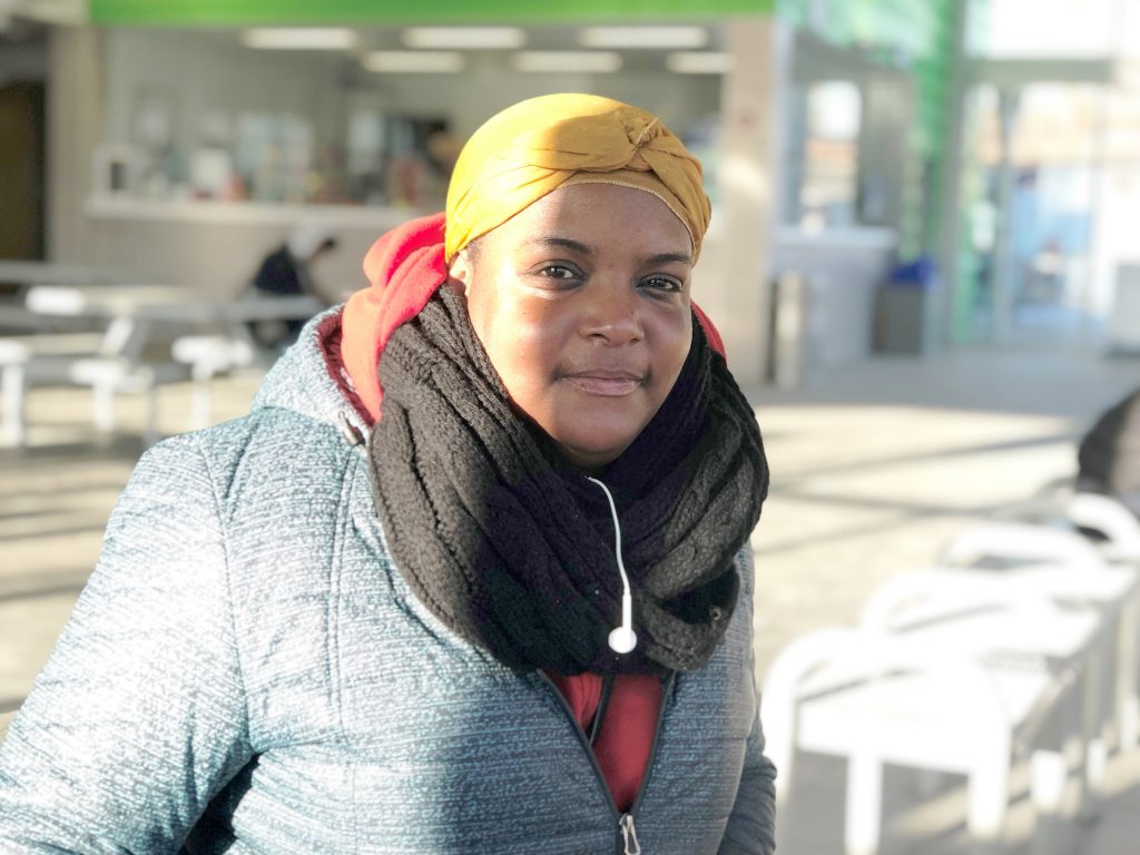 passenger in transit center