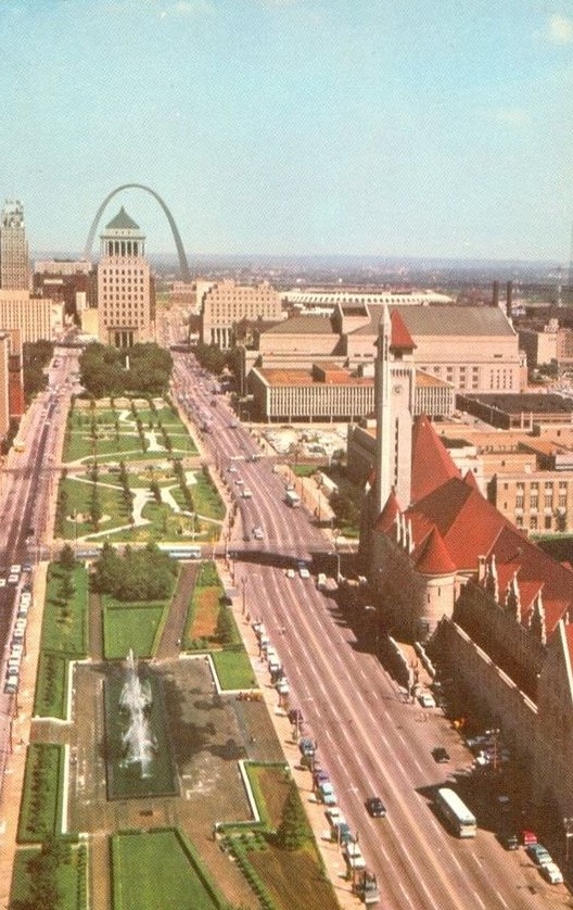 Historic photos of downtown st louis