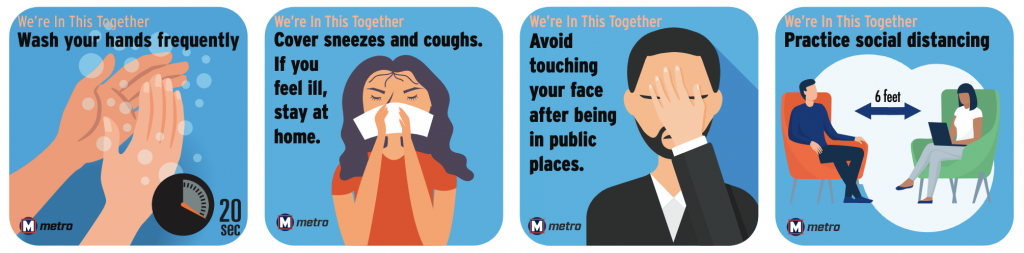 We're In This Together: Help prevent the spread of COVID-19