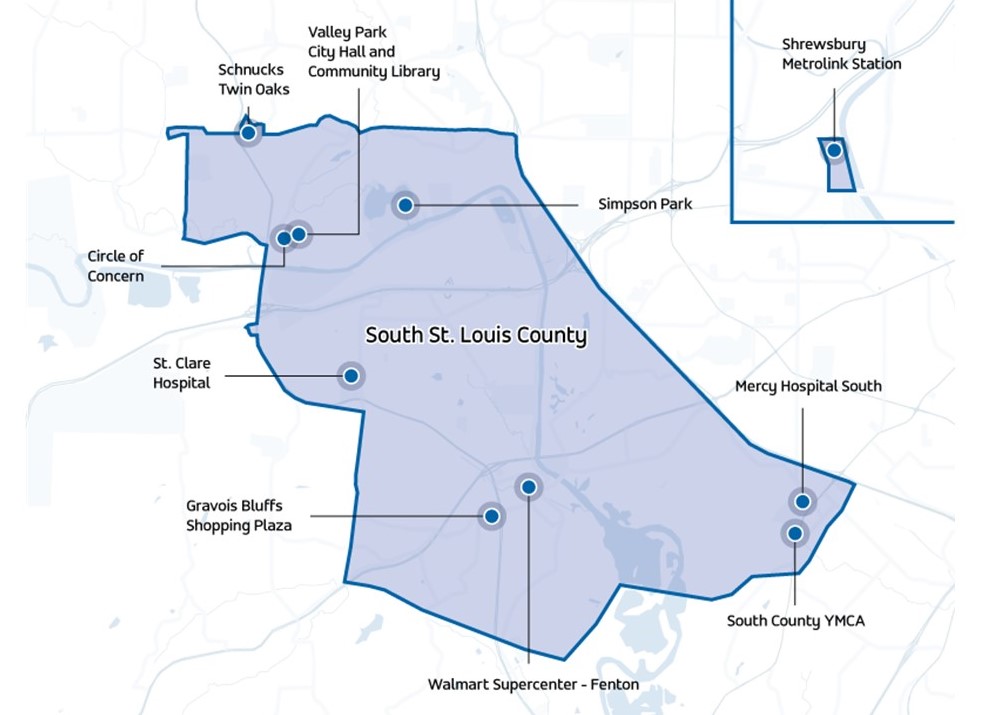 Via South County Map