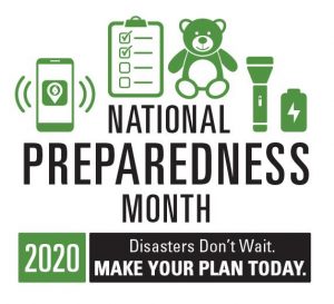 Logo for National Preparedness Month - September 2020