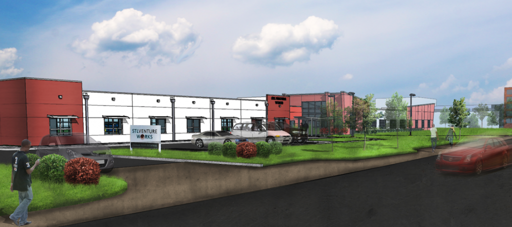 Rendering of the expansion at STLVentureWorks in Wellston.