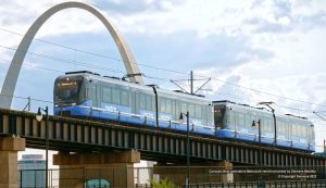 Rendering of upgraded MetroLink cars.