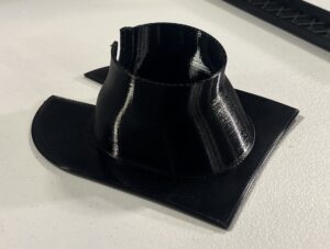 3D printed steering column seal for a bus