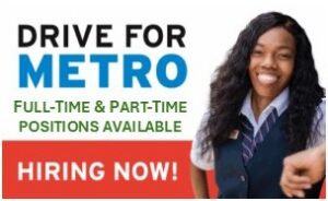 Drive for Metro Full-Time & Part-Time Positions Available Hiring Now!